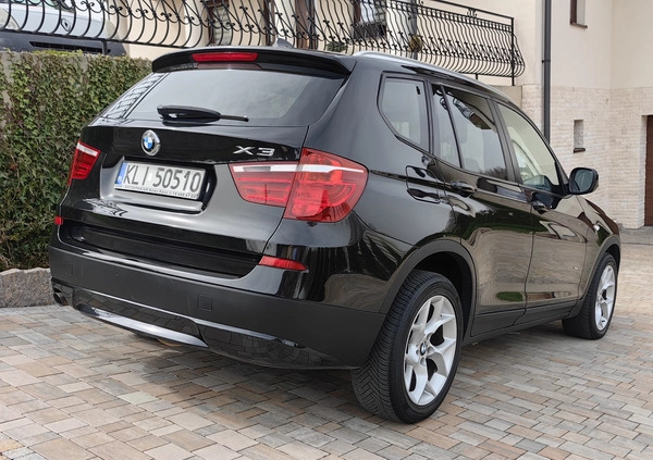 BMW X3 cena 43900 przebieg: 305841, rok produkcji 2011 z Limanowa małe 37